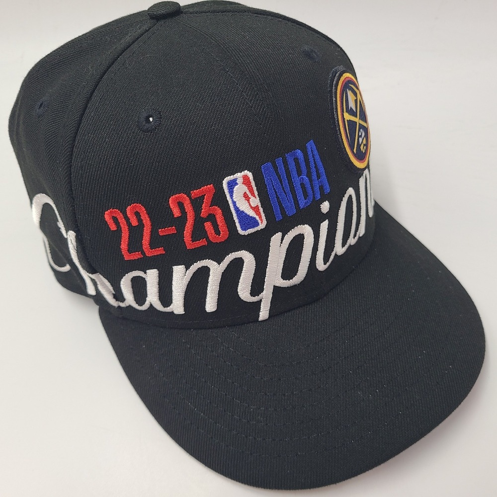Denver Nuggets Hat Snapback New Era 9Fifty Black NBA Finals Champions 2022-2023